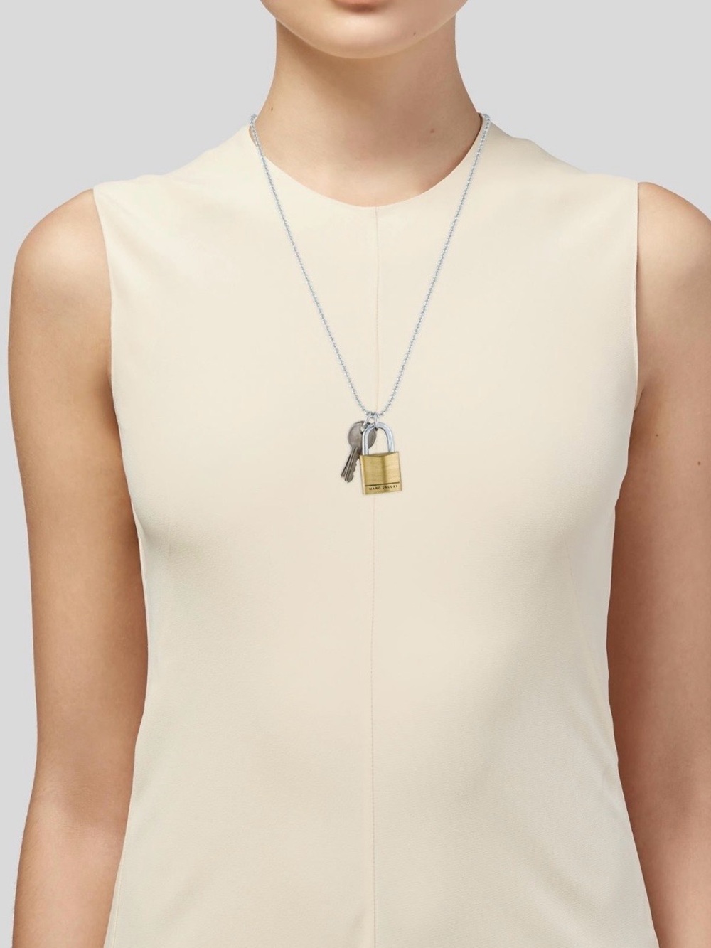 Marc Jacob’s Lock & Key Pendant Necklace Don’t **** with my **** - Picture 5 of 5